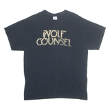 GILDAN Wolf Counsel Mens Band T-Shirt Black L