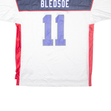 NFL Bledsoe 11 Mens Jersey White USA V-Neck 2XL