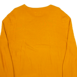 TOM TAILOR Mens Jumper Orange Tight Knit XL