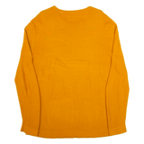 TOM TAILOR Mens Jumper Orange Tight Knit XL