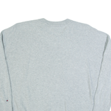 TOMMY HILFIGER Womens Jumper Grey Tight Knit L