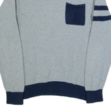 TOMMY HILFIGER Mens Jumper Grey Tight Knit S