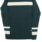 G-STAR Womens Jumper Green Roll Neck Tight Knit Wool L