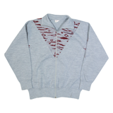 CYRILLA Womens Cardigan Grey High Neck 90s Tight Knit M