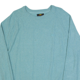 LEE Mens Jumper Blue Tight Knit XL