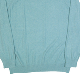 LEE Mens Jumper Blue Tight Knit XL