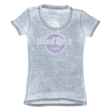 HARD ROCK CAFE Budapest Womens T-Shirt Grey S