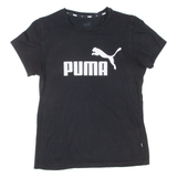 PUMA Womens T-Shirt Black S