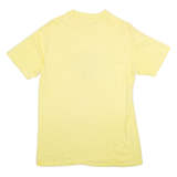 Del Campo Mens T-Shirt Yellow 90s L