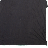 LUCK Mens T-Shirt Grey Sleeveless 90s L