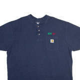 CARHARTT Mens T-Shirt Blue XL