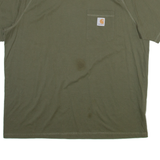 CARHARTT Mens T-Shirt Green XL