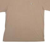 CARHARTT Mens T-Shirt Beige XL