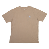 CARHARTT Mens T-Shirt Beige XL