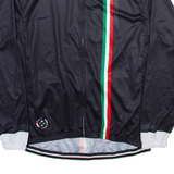 XINTOWN Full Zip Mens Jersey Black Long Sleeve 3XL