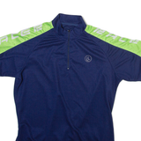 Mens Jersey Blue 1/4 Zip S