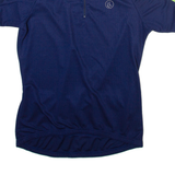 Mens Jersey Blue 1/4 Zip S