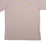 CARHARTT Mens T-Shirt Beige L