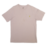 CARHARTT Mens T-Shirt Beige L