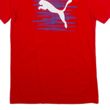 PUMA Womens T-Shirt Red S