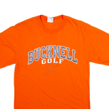 BUCKNELL Mens T-Shirt Orange M