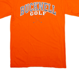 BUCKNELL Mens T-Shirt Orange M