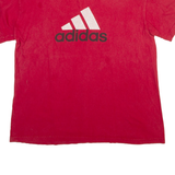 ADIDAS Mens T-Shirt Red M