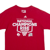 ADIDAS Mens T-Shirt Red M