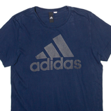 ADIDASS Mens T-Shirt Blue S