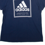 ADIDAS Mens T-Shirt Blue M