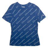 CHAMPION Mens T-Shirt Blue S
