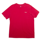 REEBOK Mens T-Shirt Red L