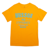 MV SPORT Husson University Mens T-Shirt Orange USA M