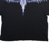 MARCELO BURLON Cropped Womens T-Shirt Black L