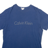 CALVIN KLEIN Mens T-Shirt Blue M