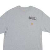CARHARTT Mens T-Shirt Grey M