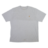 CARHARTT Mens T-Shirt Grey 2XL