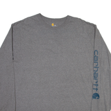 CARHARTT Mens T-Shirt Grey Long Sleeve 2XL