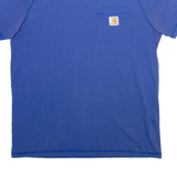 CARHARTT Mens T-Shirt Blue M