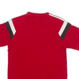 ADIDAS Mens T-Shirt Red Crew Neck S