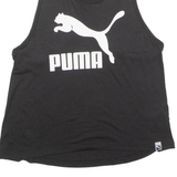 PUMA Womens Vest Black Sleeveless UK 12
