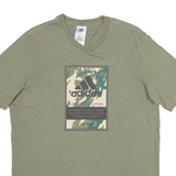 ADIDAS Mens T-Shirt Green M