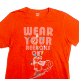 REEBOK Mens T-Shirt Red Crew Neck L