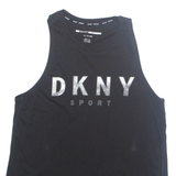 DKNY Womens Vest Black Sleeveless XS