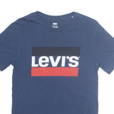 LEVI'S Mens T-Shirt Blue S