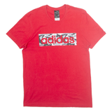 ADIDAS Mens T-Shirt Red S