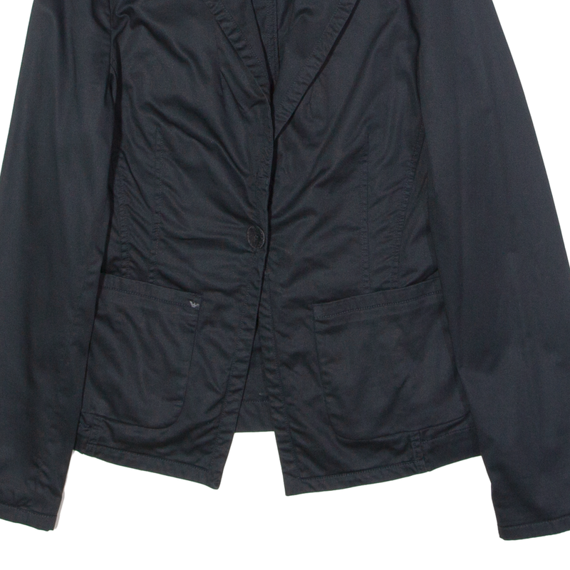 ARMANI JEANS Womens Blazer Jacket Black UK 8