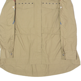 PINKO Embellished Womens Trench Jacket Beige Floral UK 12