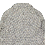 MAX MARA STUDIO Womens Blazer Jacket Cream Knit Wool UK 14