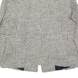 MAX MARA STUDIO Womens Blazer Jacket Cream Knit Wool UK 14